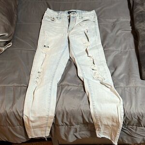 Size 6 Aeropostale High Rise Curvy skinny, distressed jeggings